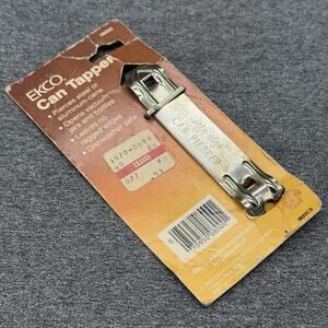 Vintage 1980s EKCO Can Tapper Bottle Opener Kitchen Bar Tool Original Package